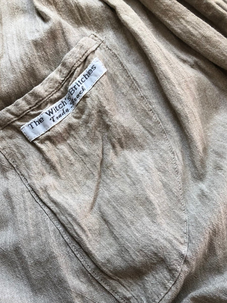 Agouti organic fairtrade cotton women’s short sleeved, button front dress (42” bust)
