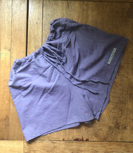Violet organic fairtrade cotton women’s boxer shorts (46”)
