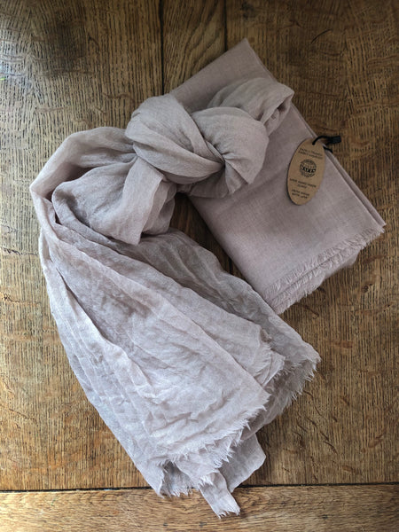 Fairtrade pure wool shawls (various shades)