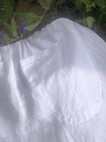 White linen women’s long bloomers (38”)