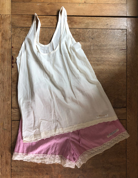 Rose pink organic fairtrade cotton women’s shorts bloomers (44”)