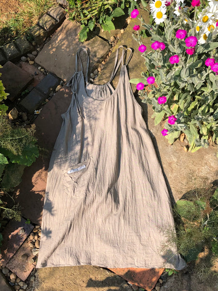 Agouti organic fairtrade cotton women’s pinafore dress (38” bust)