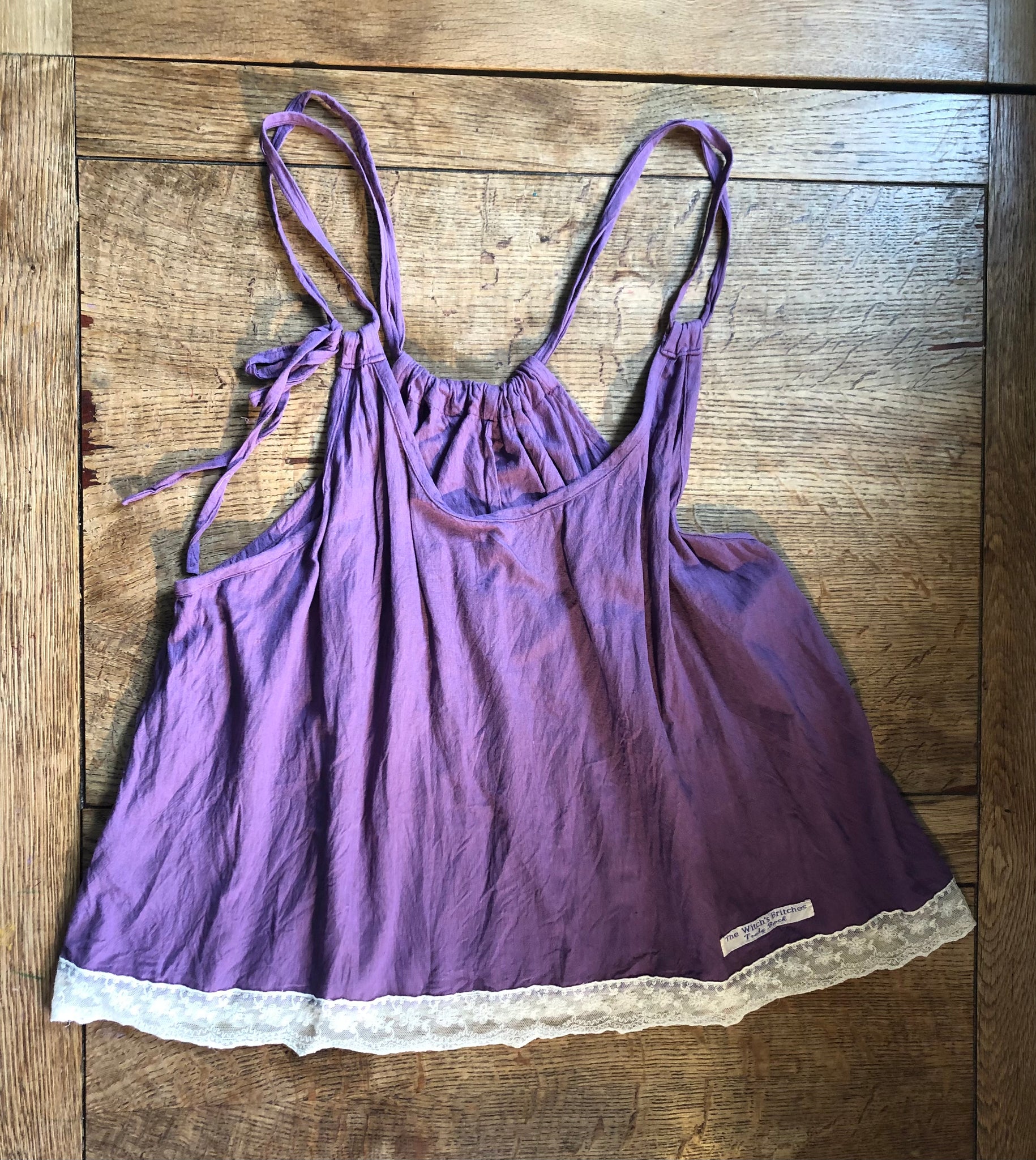 Grape organic fairtrade cotton women’s camisole top (46” bust)