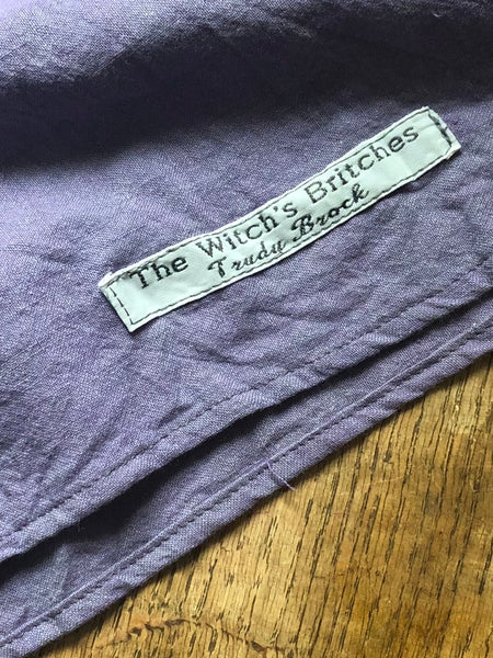 Violet organic fairtrade cotton women’s boxer shorts (46”)