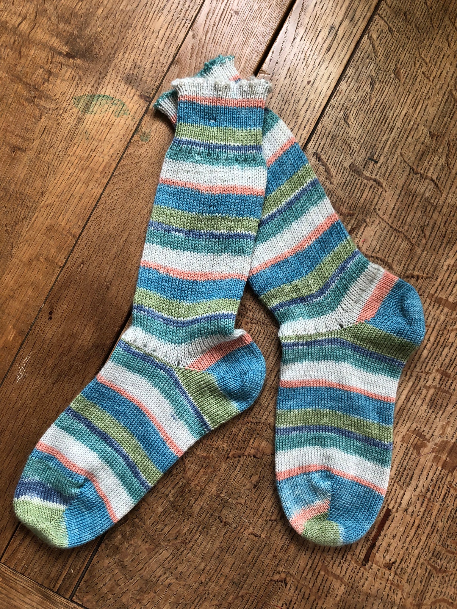 I’ve blue wool blend everyday socks (4-6)