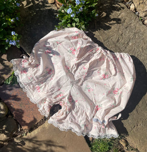 Vintage rose on peach cotton women’s short bloomers (38”)