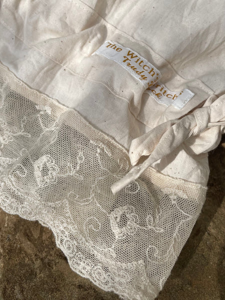 Natural organic cotton poplin women’s short bloomers (38”)