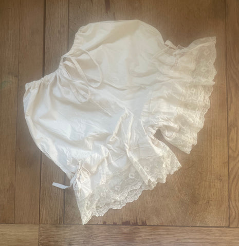 Natural organic cotton women’s short bloomers (42”)