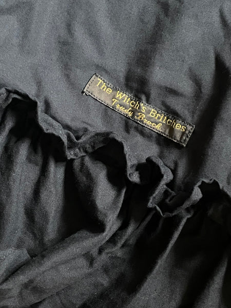 Black cotton women’s petticoat skirt (42” at waist)