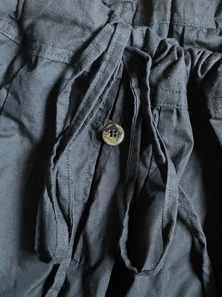 Black cotton women’s petticoat skirt (42” at waist)