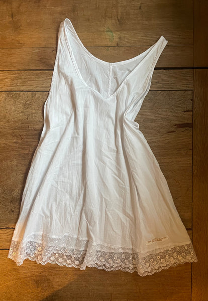 White cotton lawn women’s camisole top (42” bust)