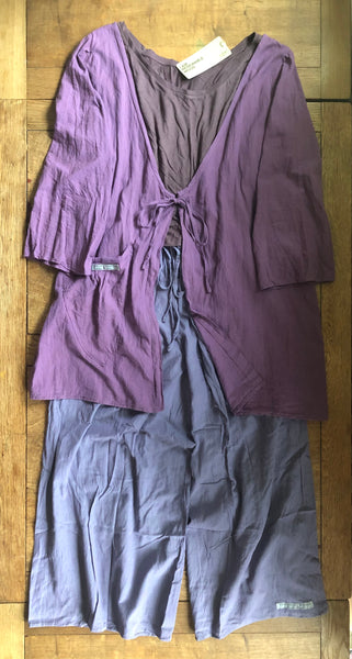 Grape organic fairtrade cotton women’s artists jacket (42” bust)