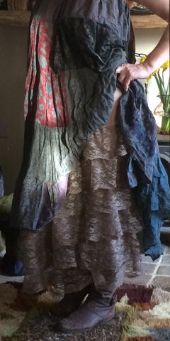 Sheer netting and lace petticoat (66”)