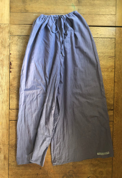 Violet organic fairtrade cotton women’s long trousers (44”)