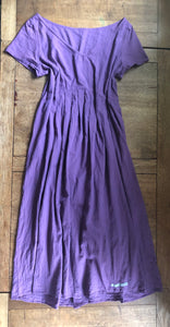 Grape organic fairtrade cotton women’s short sleeved dress (46” bust)