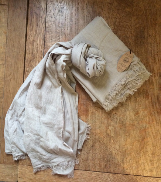 Fairtrade organic cotton shawls (various shades)