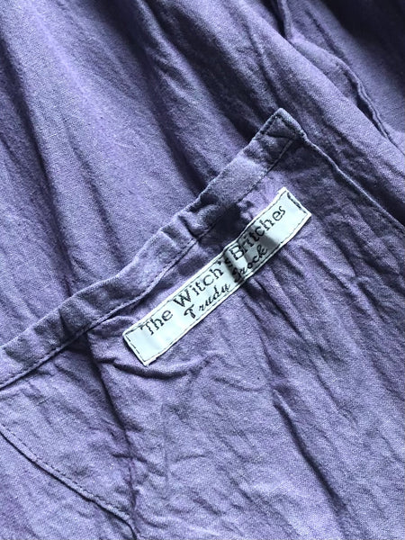 Violet organic cotton women’s artists jacket (48” bust)
