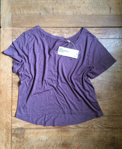 Eco-viscose/organic mulberry cotton loose fit T-shirt (All sizes)
