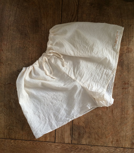 Unbleached organic cotton batiste french knickers (all sizes)