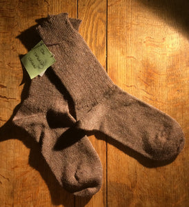 Brown short socks (size 6-8)