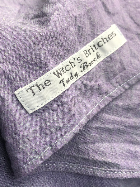 Violet organic fair trade cotton women's short sleeve dress (38” bust)