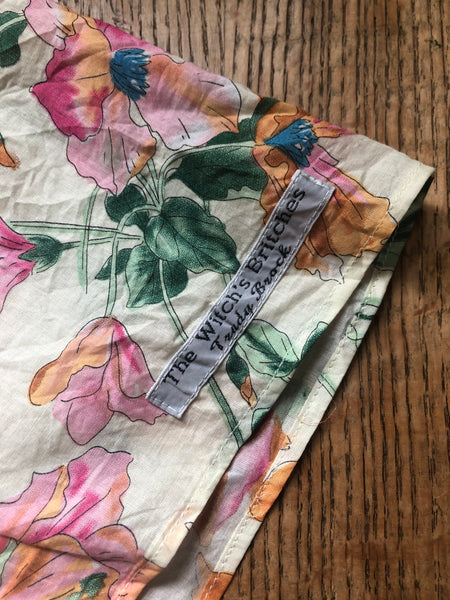Floral cotton lawn women's french knickers (40")