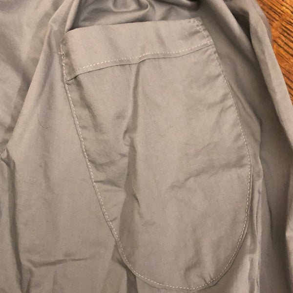 Grey cotton lawn women's long bloomers (38")
