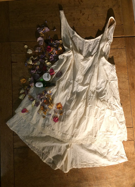 Unbleached organic cotton batiste women's camisole top (all sizes)
